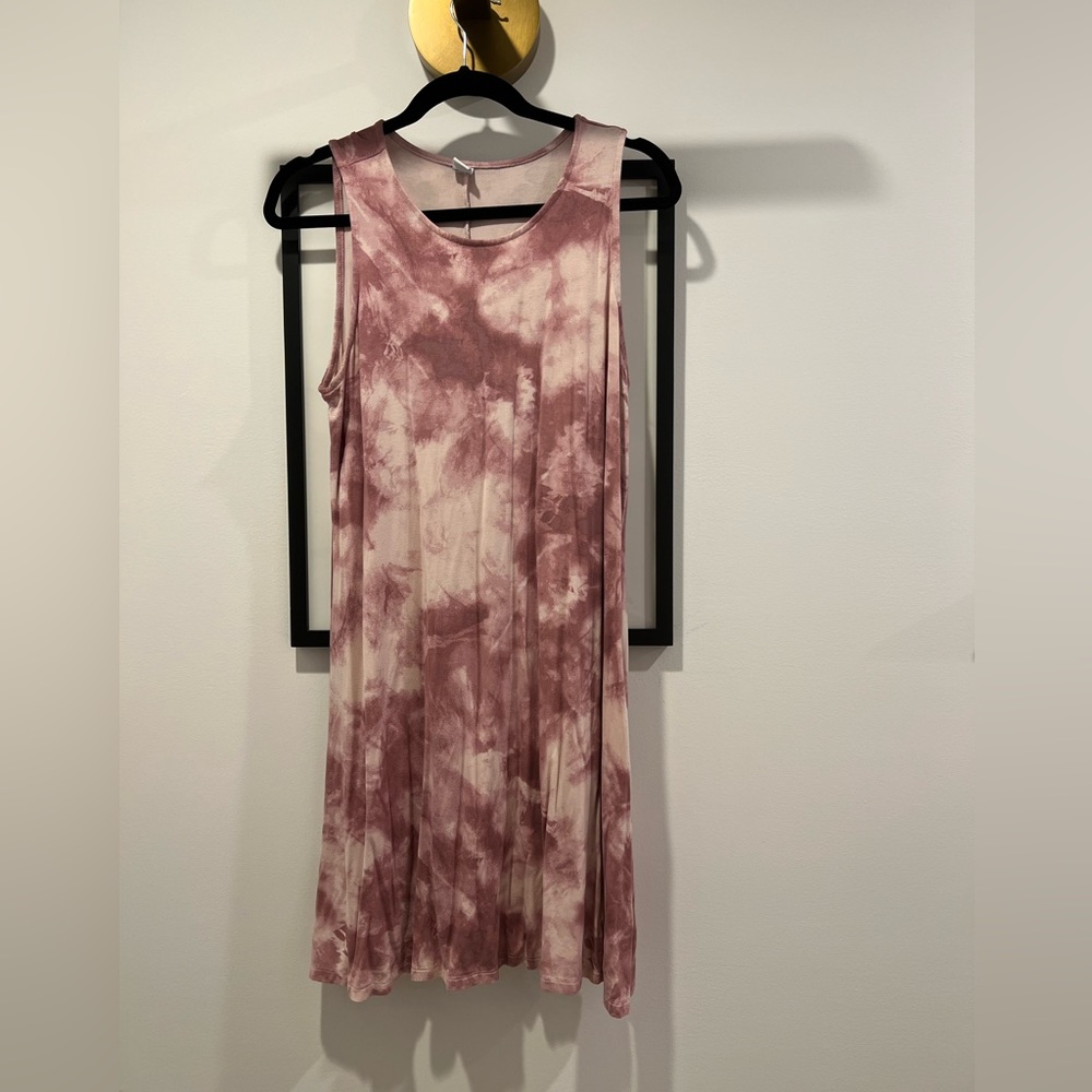 Old Navy Pink Tie Dye Cotton dress